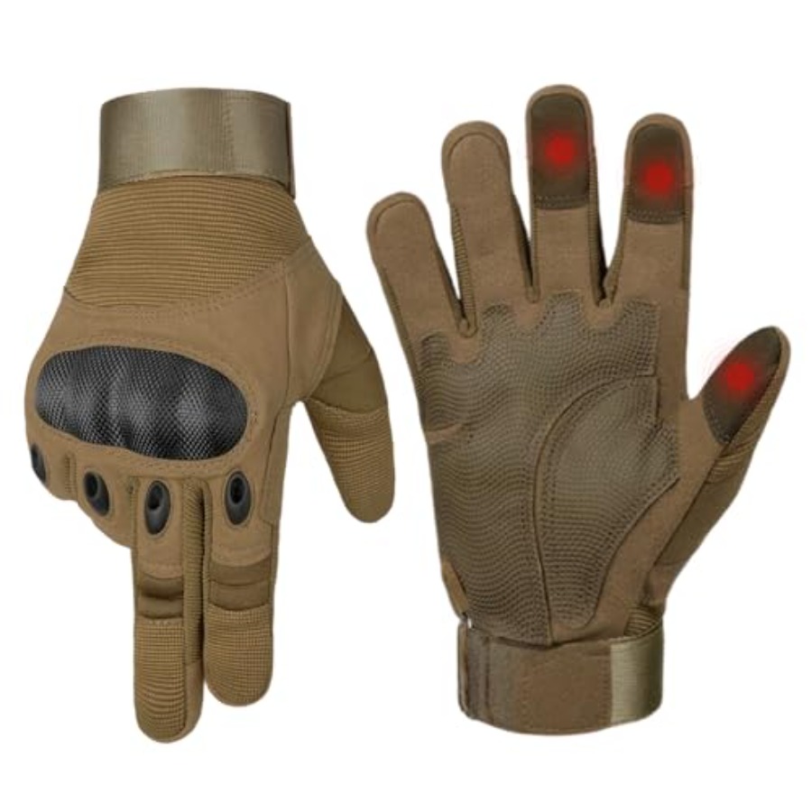 Touch Screen Gloves - Utility-handschoenen voor heren, motorhandschoen met touchscreen-palmkussen,