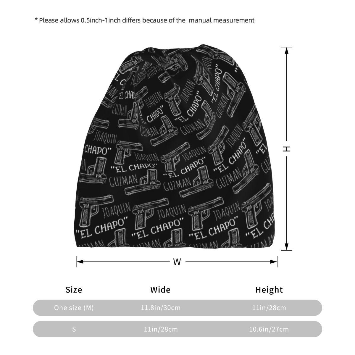 Joaquin El Chapo Guzman Narcos - Knit Beanie Hat Warm recensie en prijs